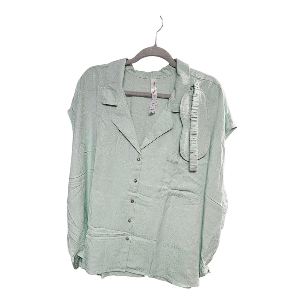Elegant Mint Green Women's Pajama Set